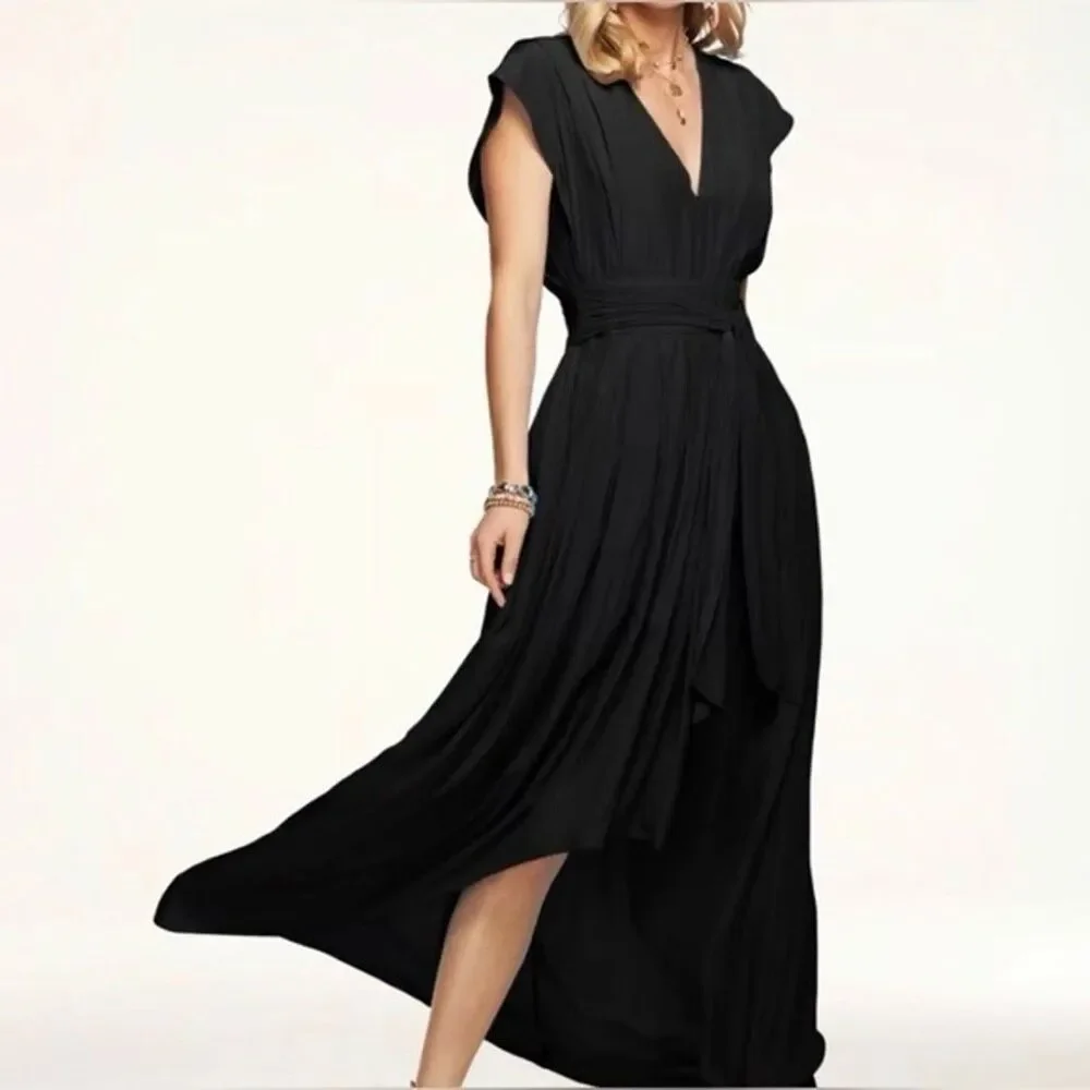 ramy brook black dress song twirl will show off the red Ramy Brook Rebecca Short Sleeve
